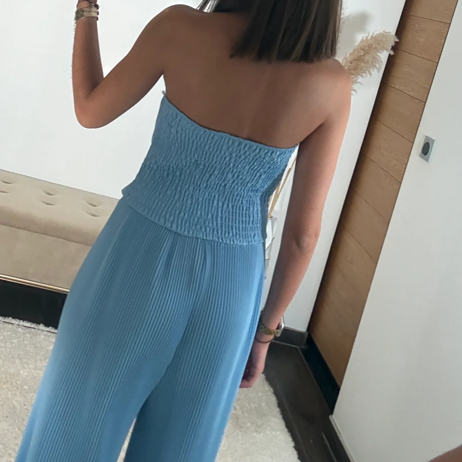 COMBINAISON BUSTIER BLEU ANNA - Image 2