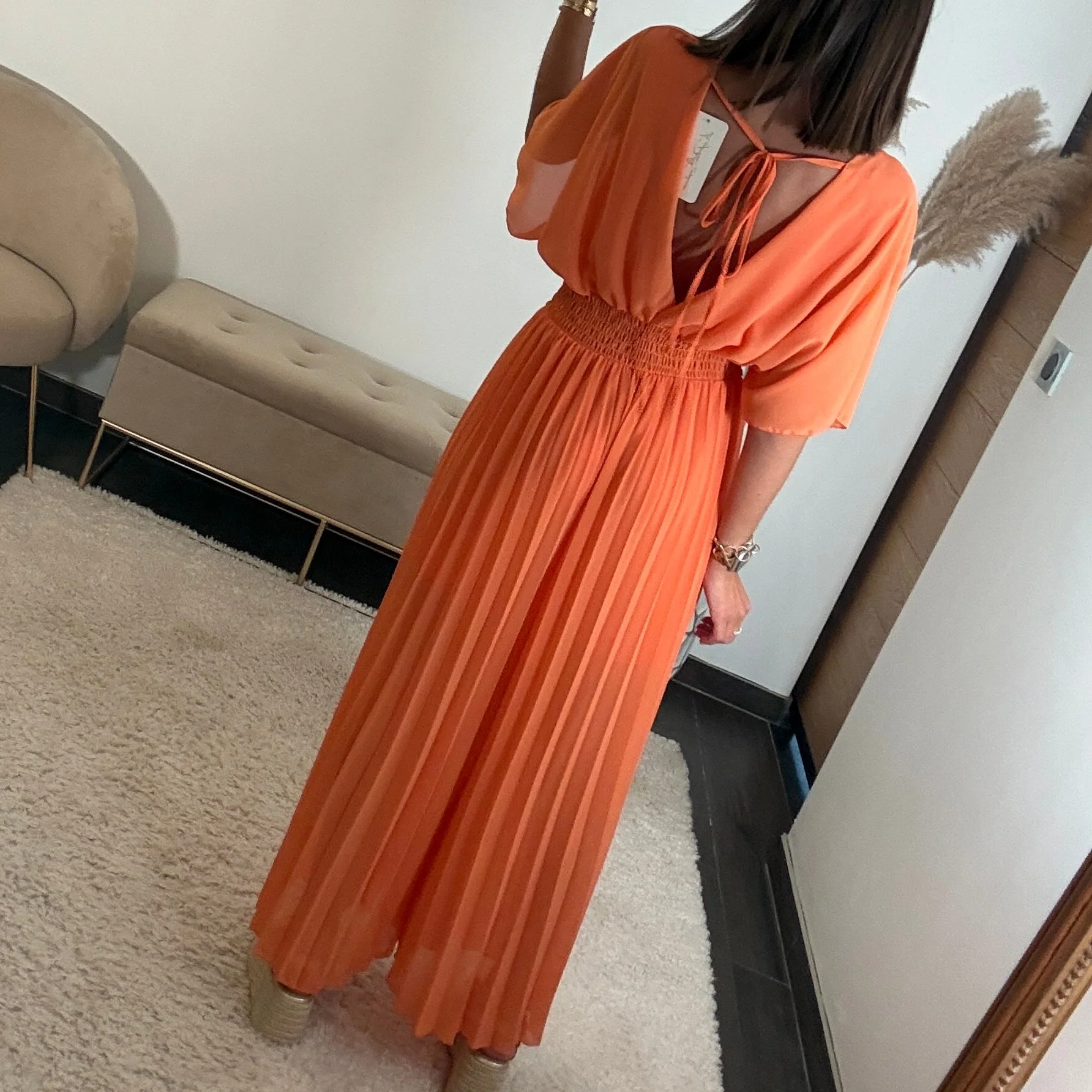 COMBINAISON ORANGE ANOUK - Image 4