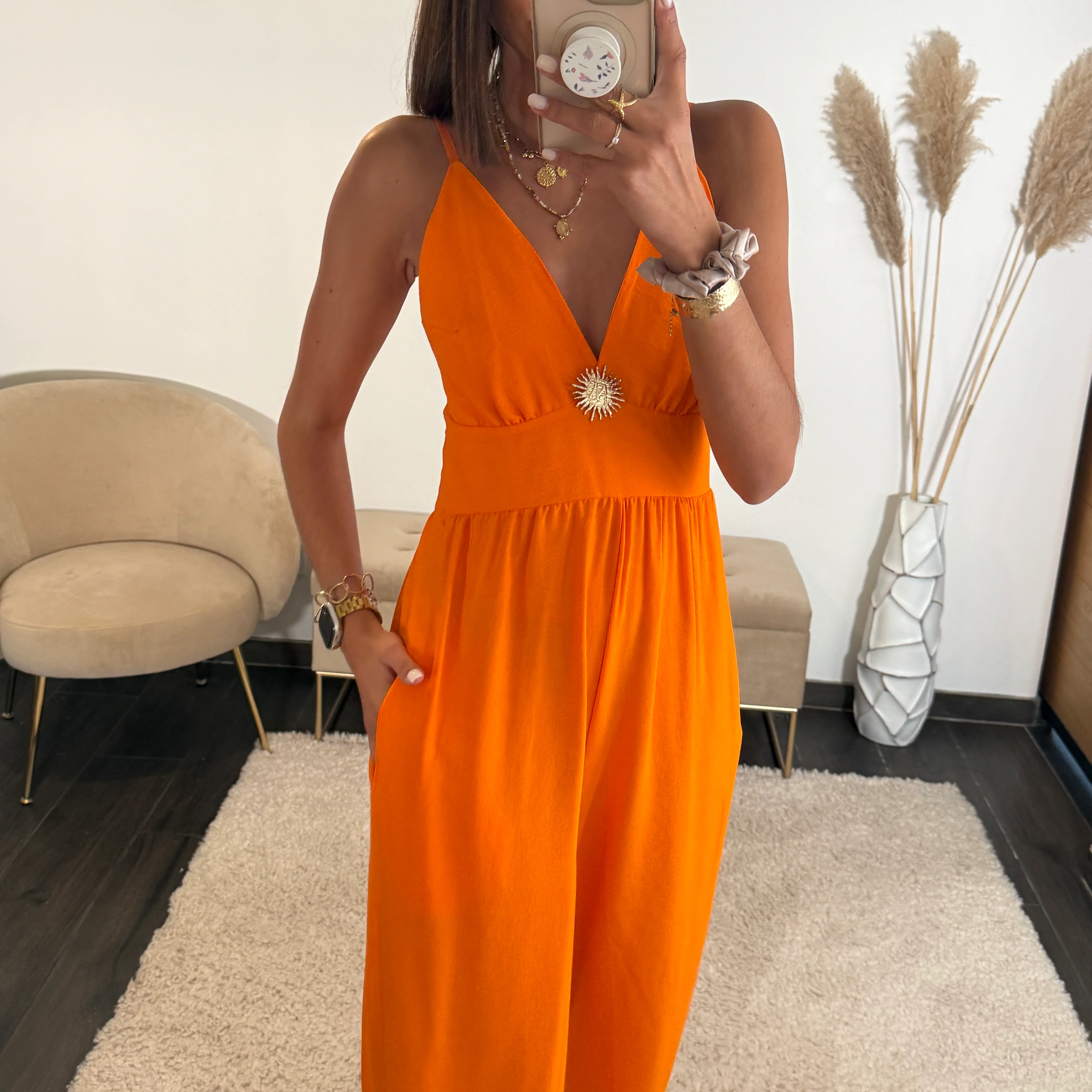 COMBINAISON ORANGE SOLEIL - Image 2