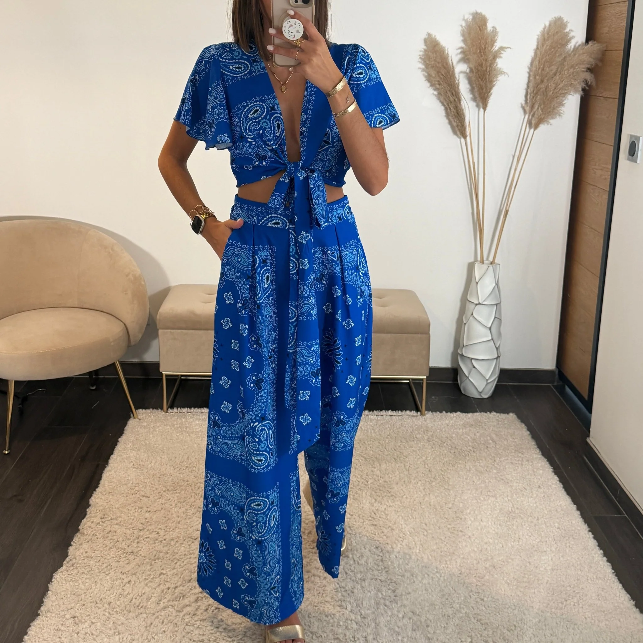 ENSEMBLE BLEU BANDANA - Image 2