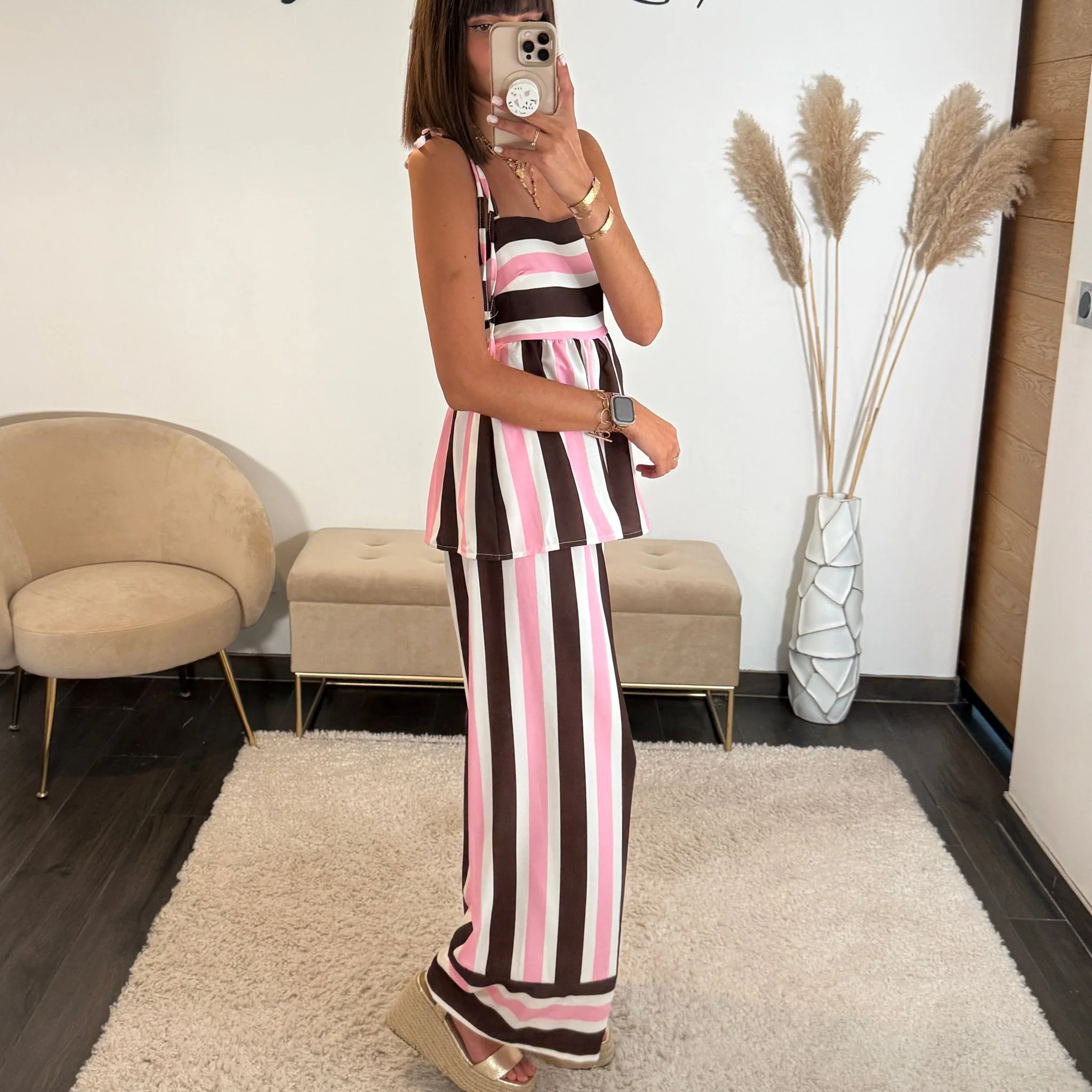 ENSEMBLE CHOCO ET ROSE SUNY - Image 2
