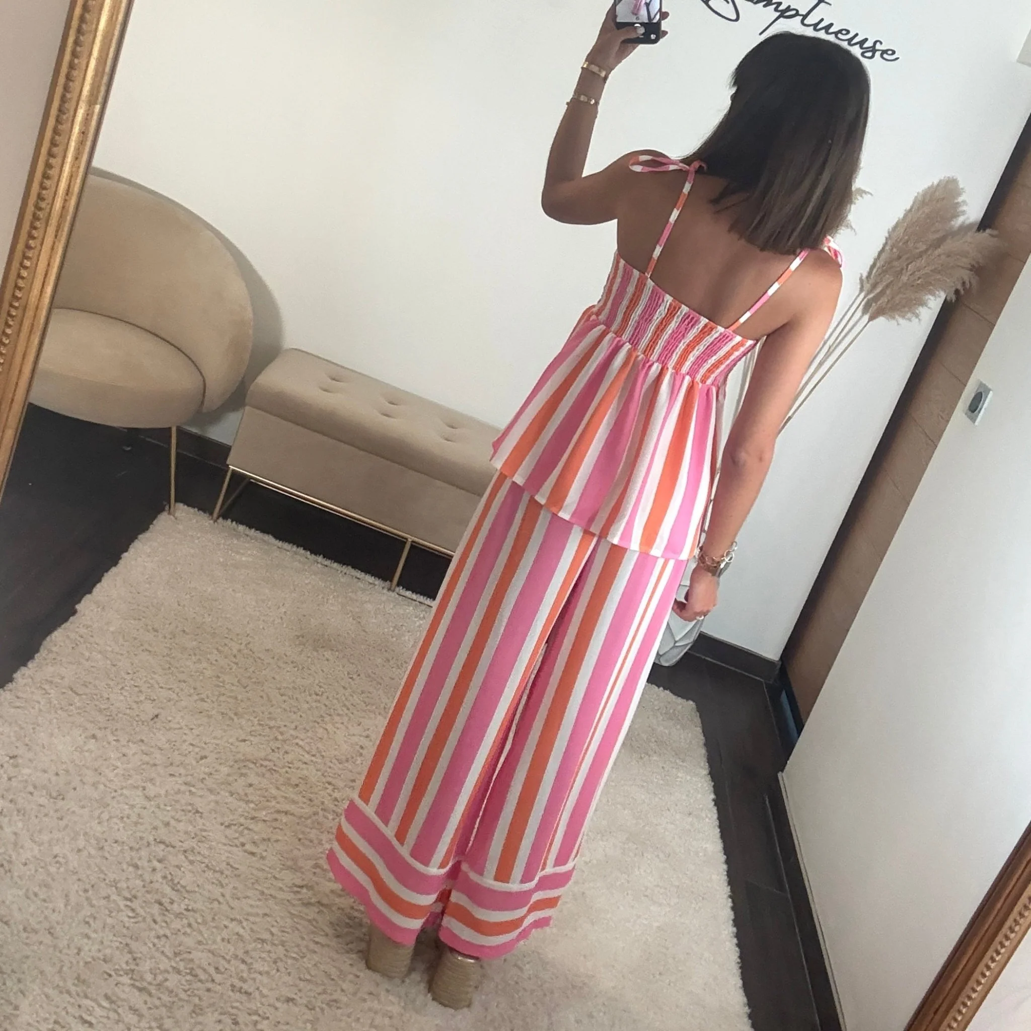 ENSEMBLE ORANGE ET FUCHSIA SUNY - Image 3