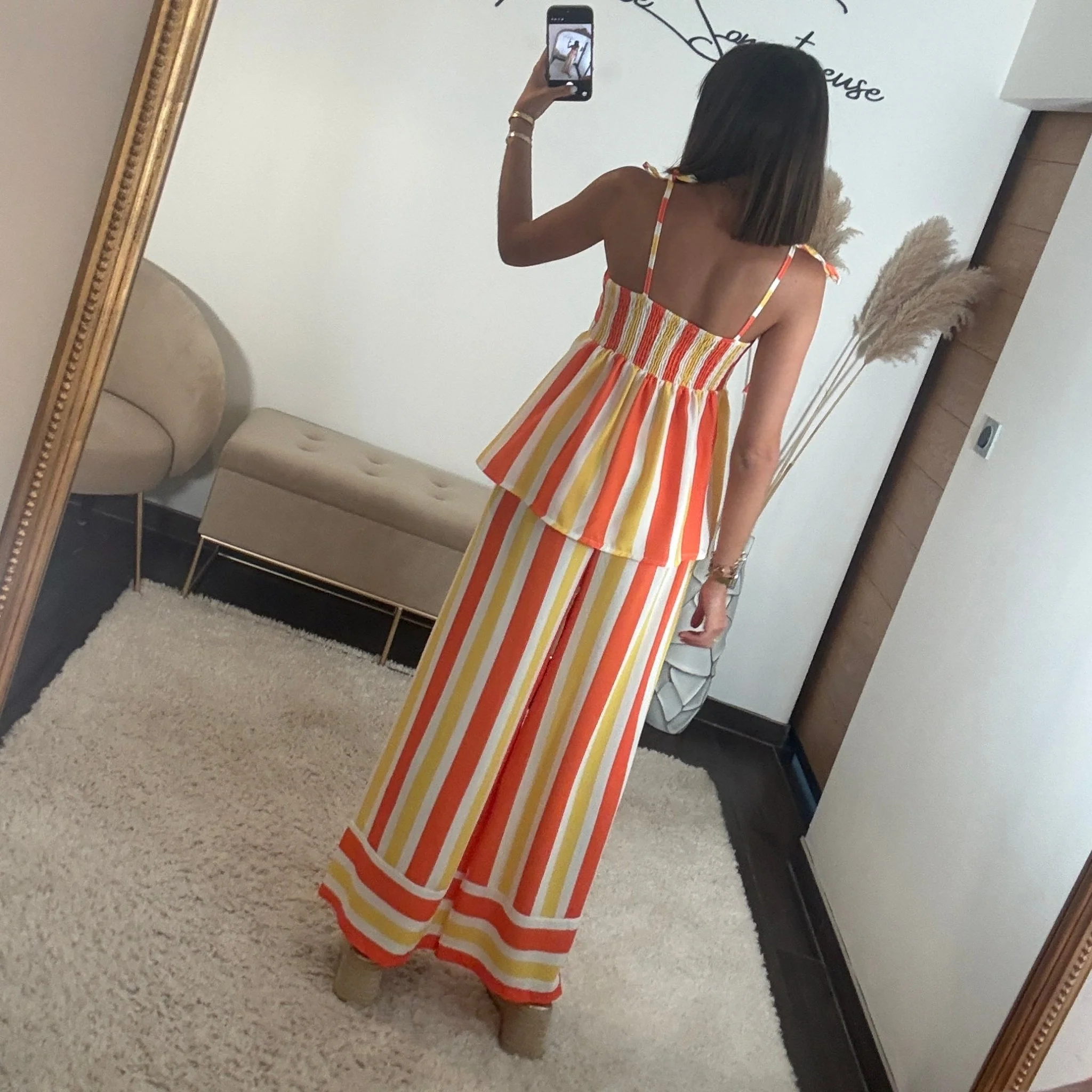 ENSEMBLE ORANGE ET JAUNE SUNY - Image 4