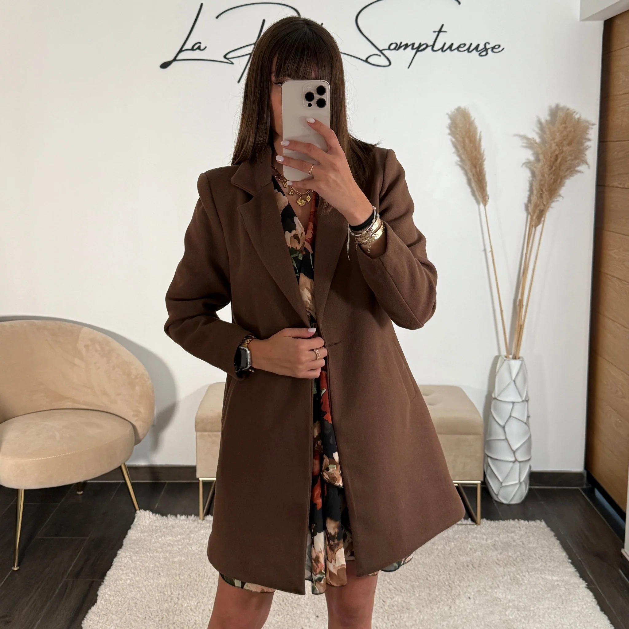MANTEAU CHOCOLAT BASILE