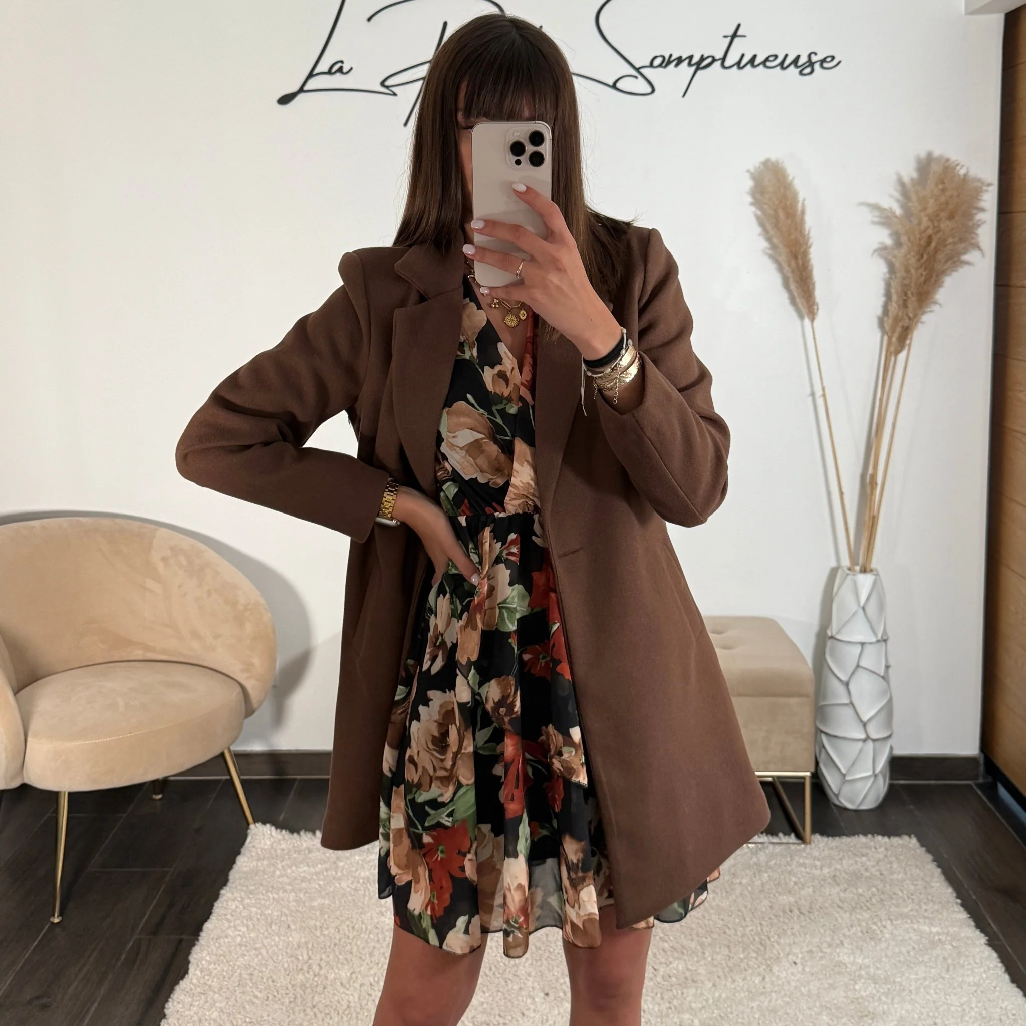 MANTEAU CHOCOLAT BASILE - Image 2