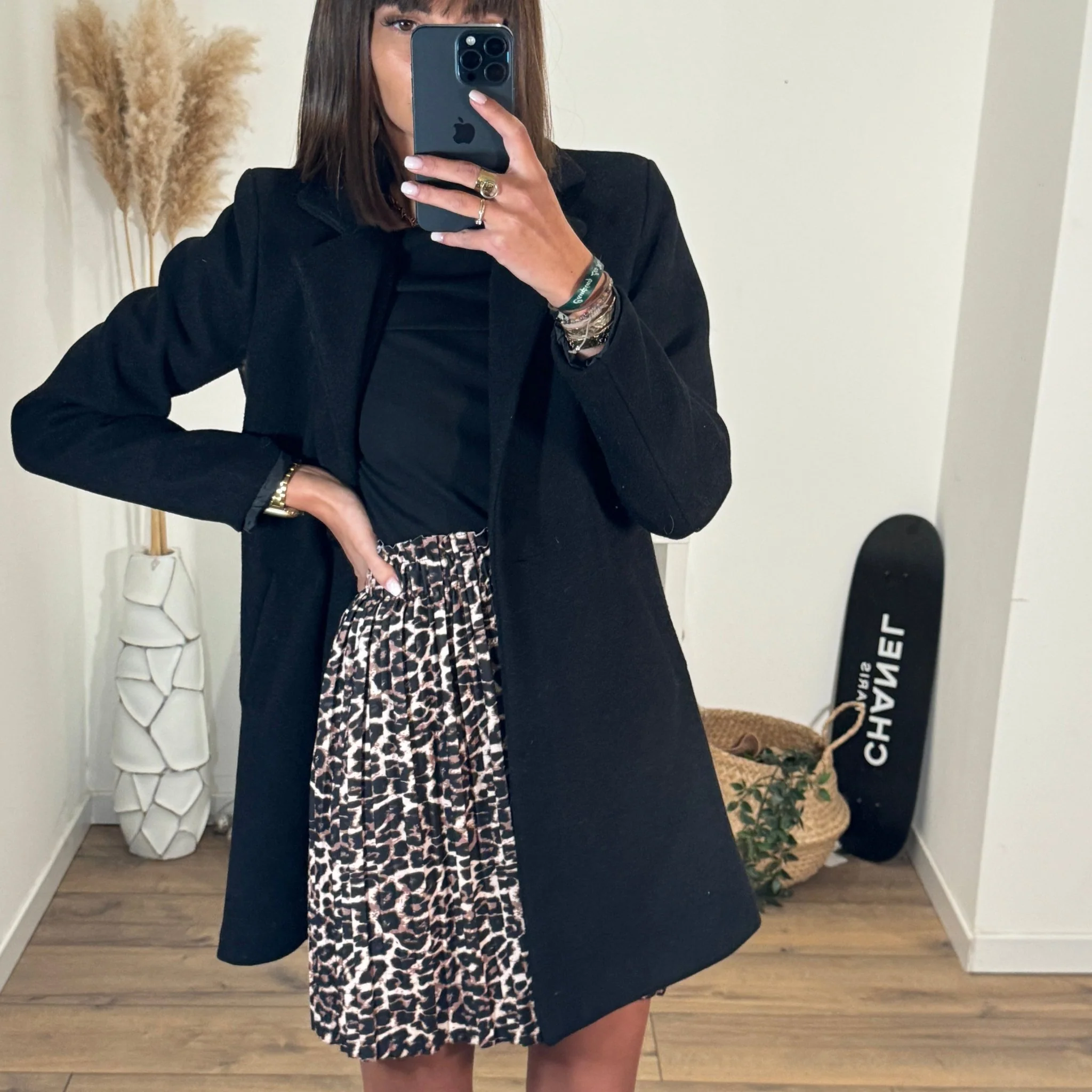 MANTEAU NOIR BASILE