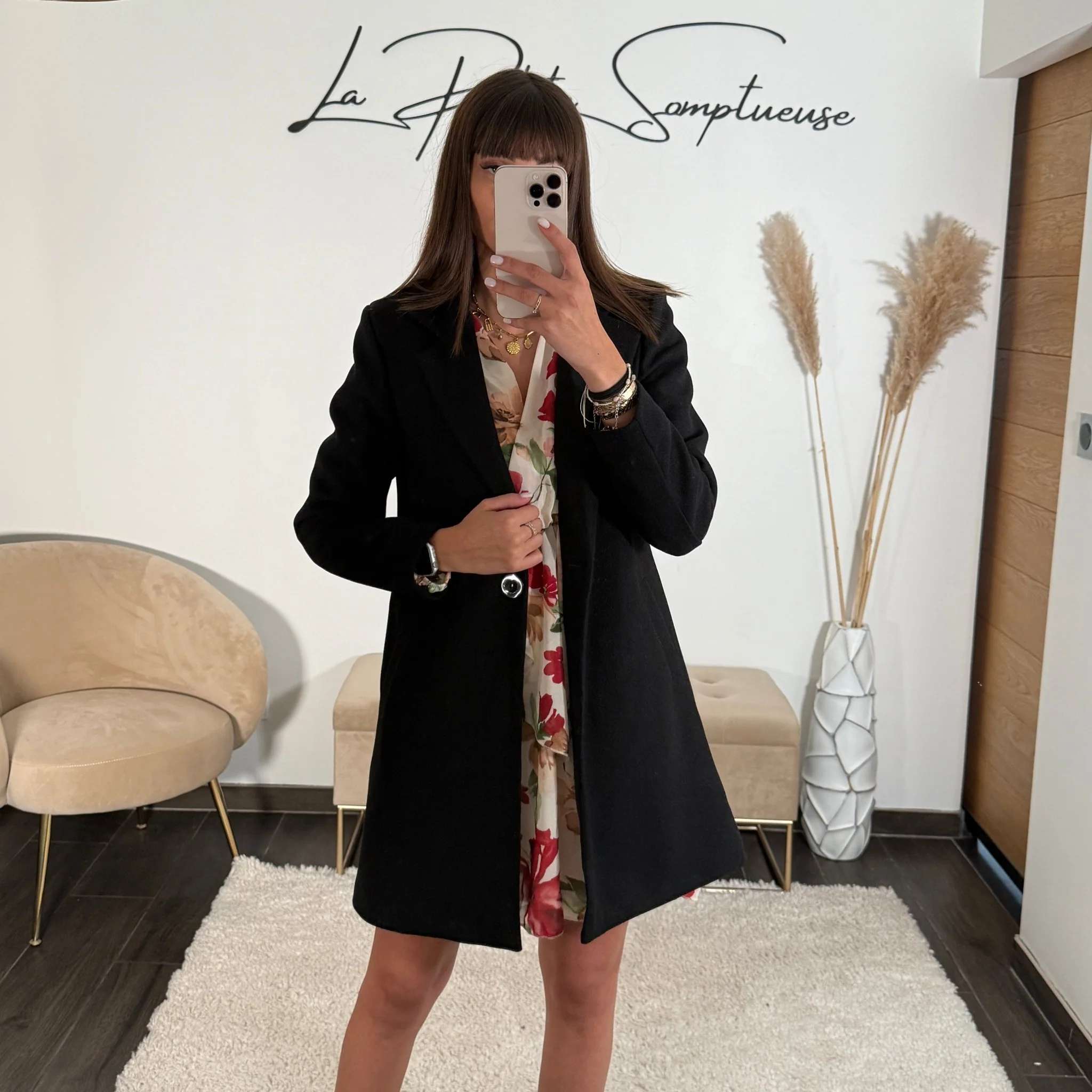 MANTEAU NOIR BASILE - Image 2