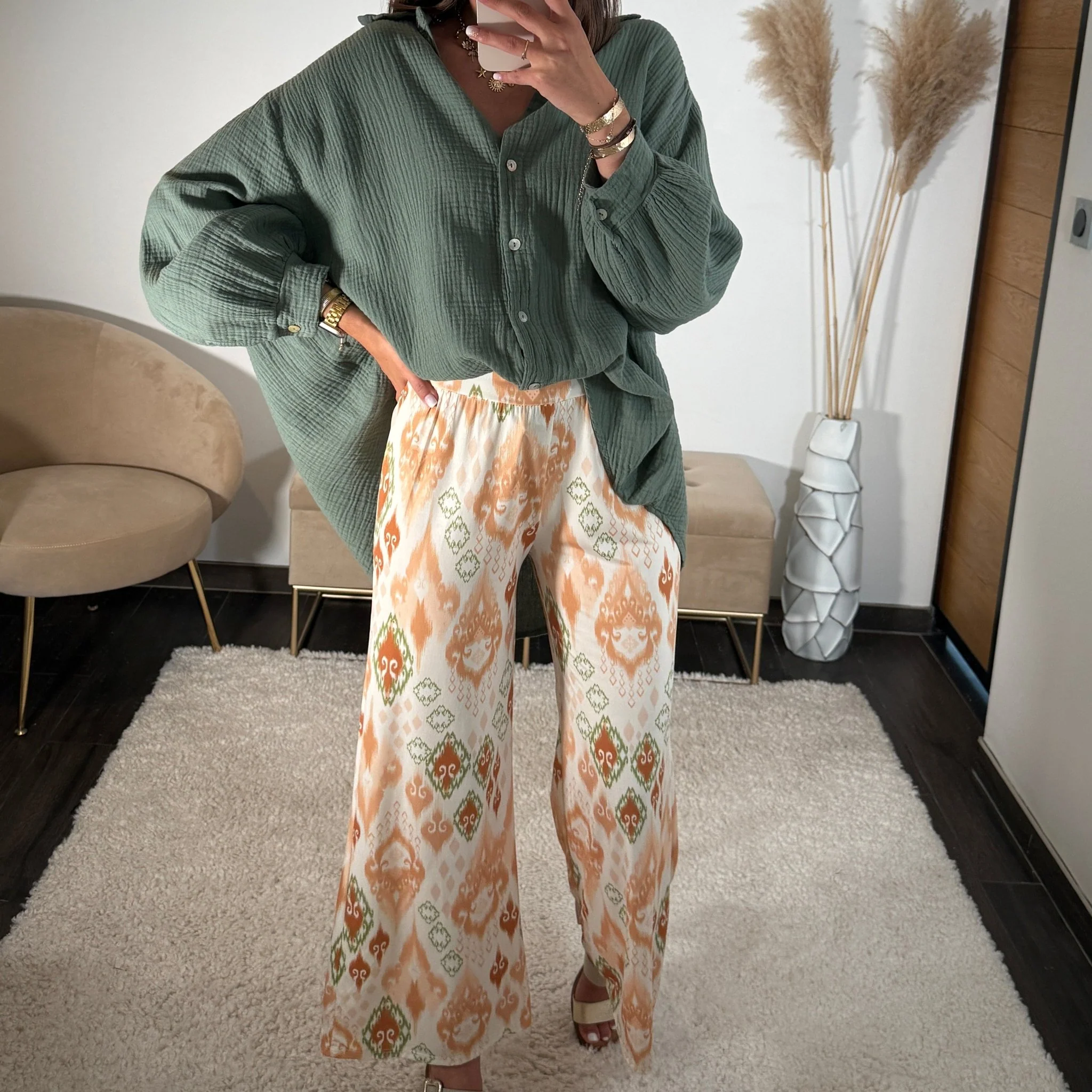 PANTALON BEIGE ESTIA