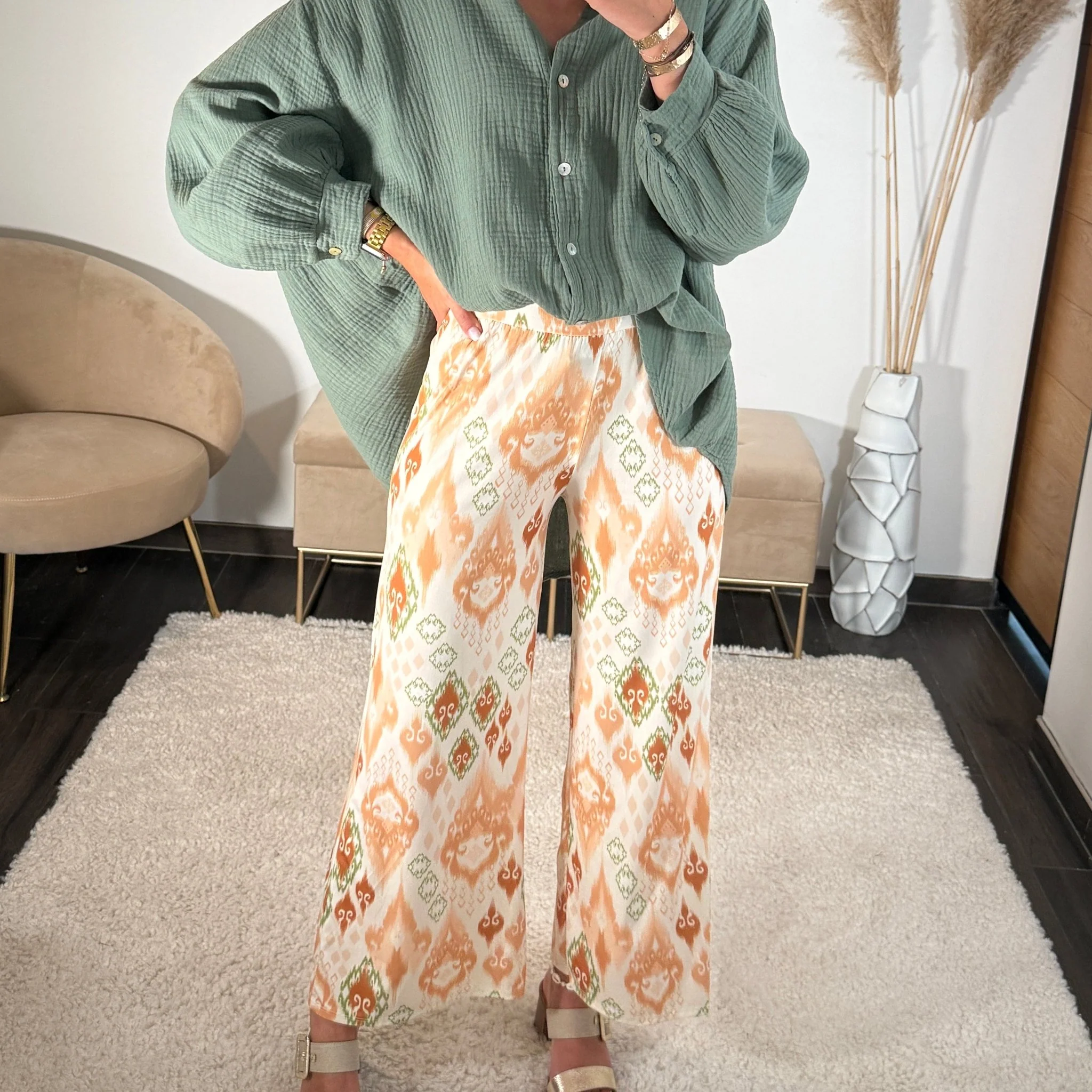 PANTALON BEIGE ESTIA - Image 2