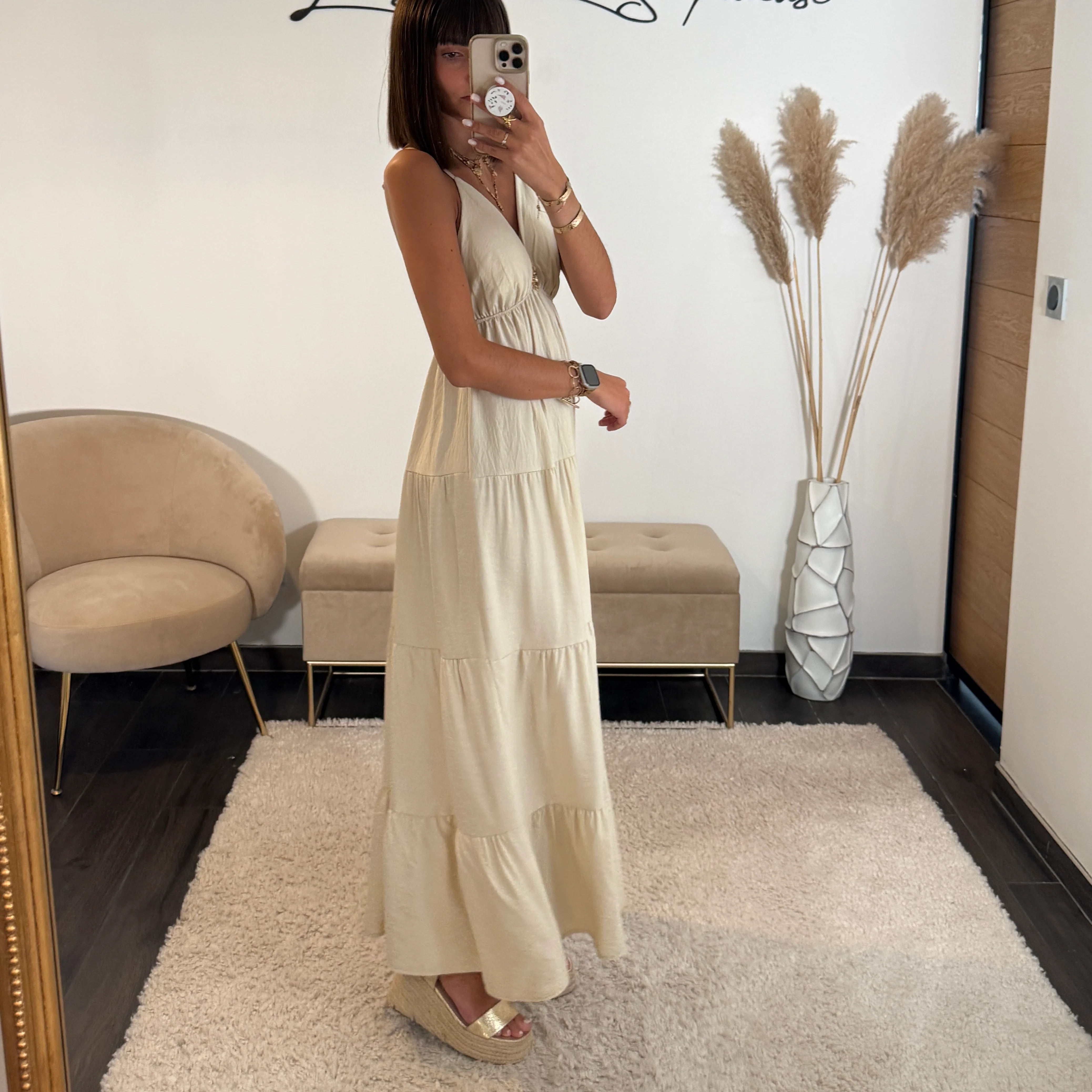 ROBE BEIGE SOLEIL - Image 3
