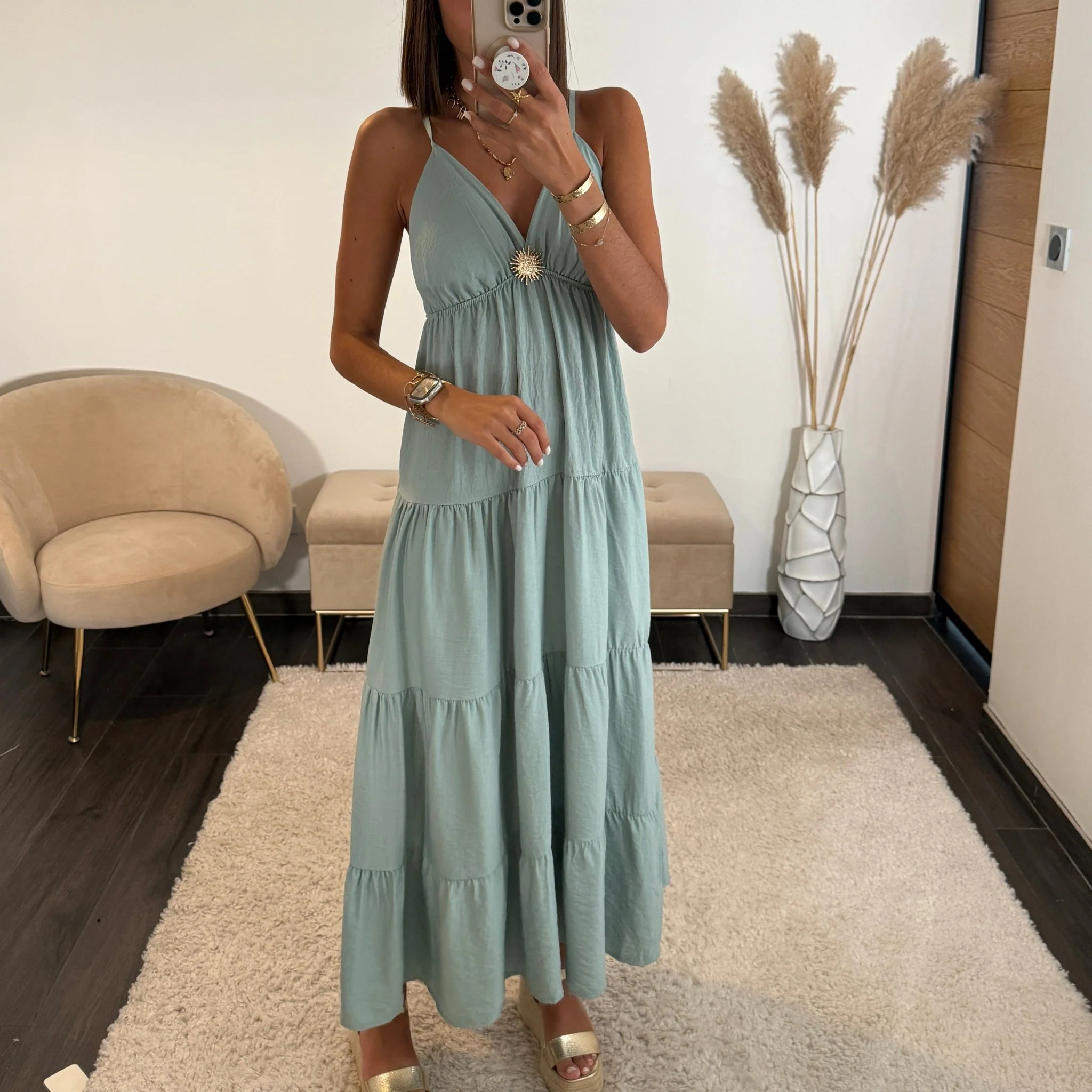 ROBE CELADON SOLEIL