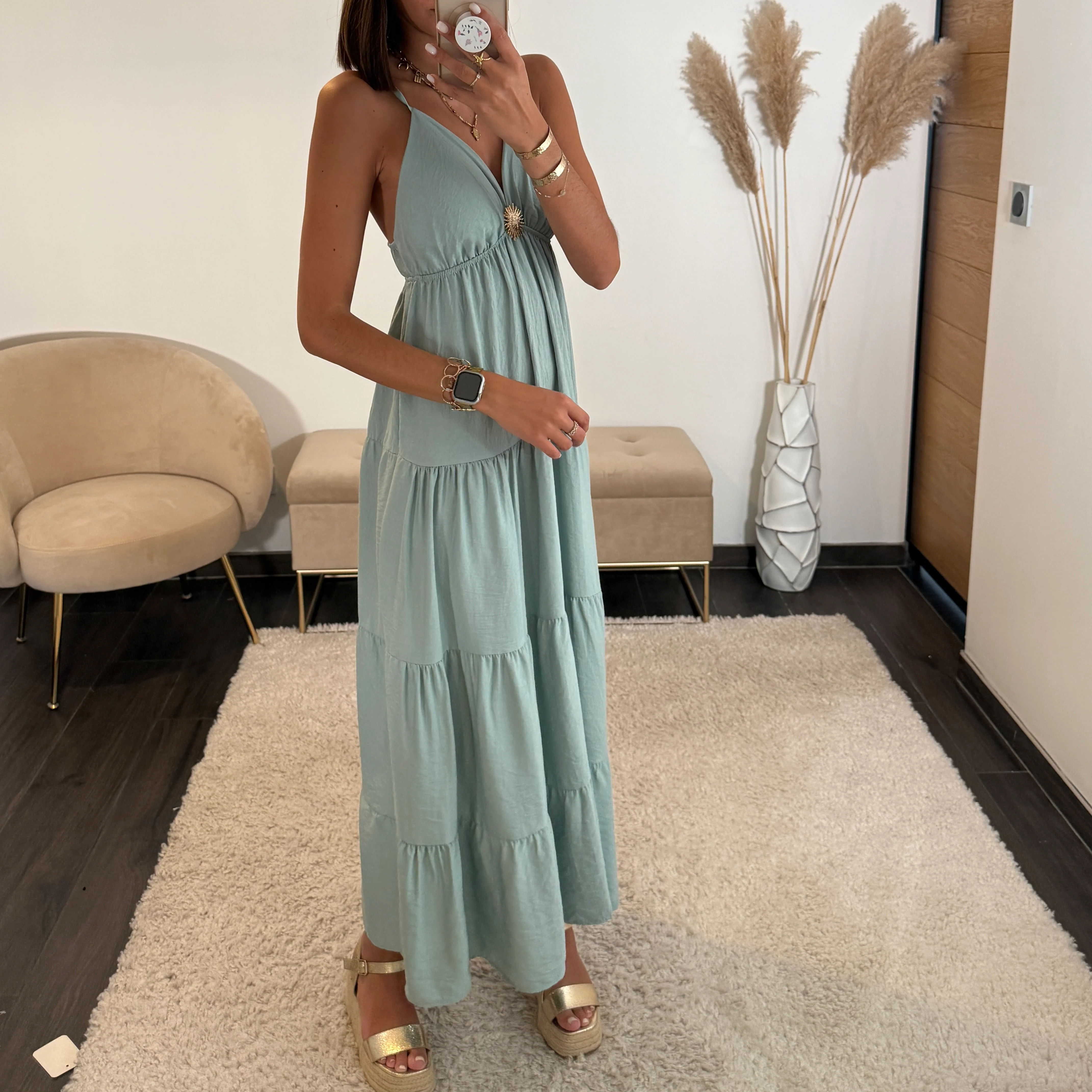 ROBE CELADON SOLEIL - Image 3