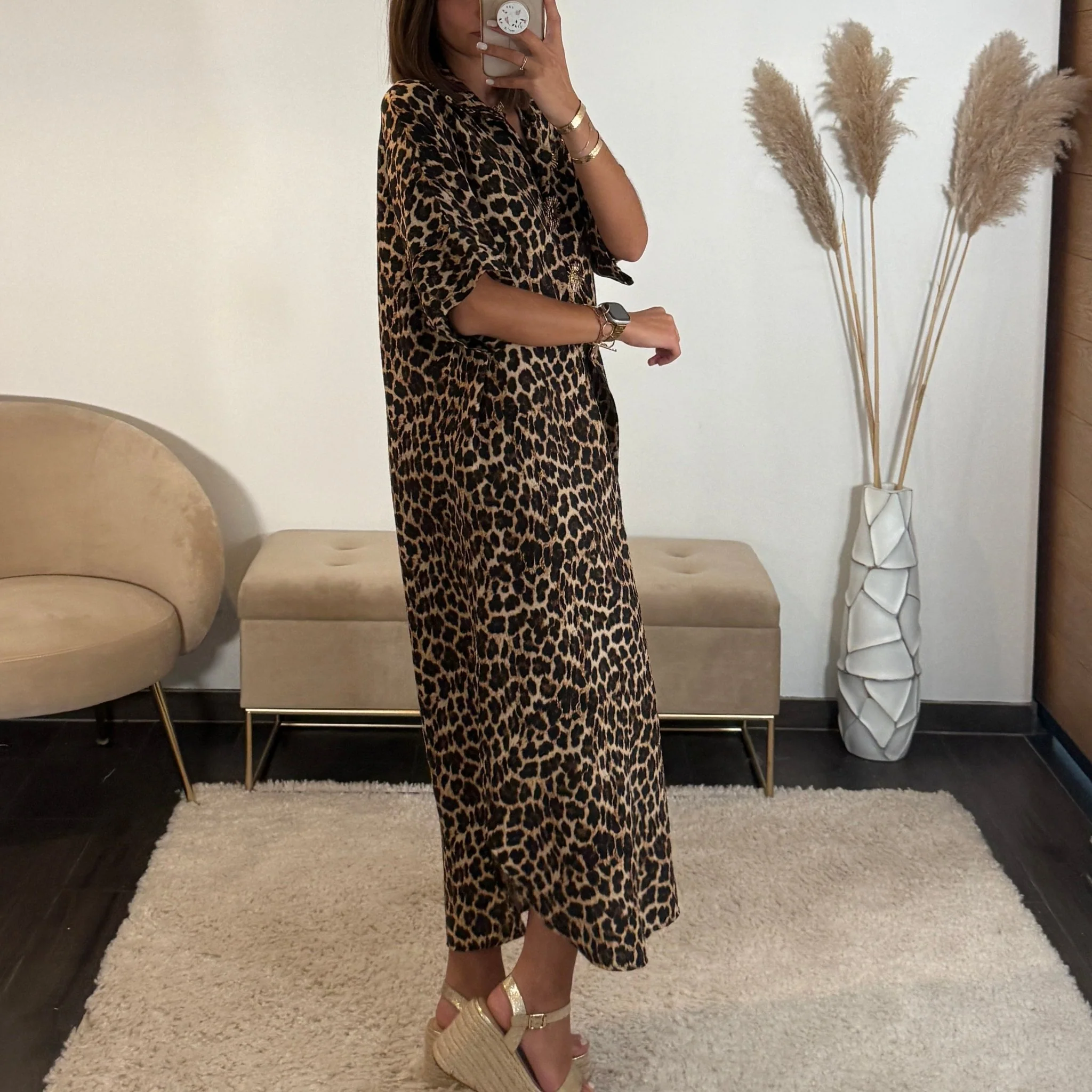 ROBE CHEMISE LEOPARD SUNNY - Image 3