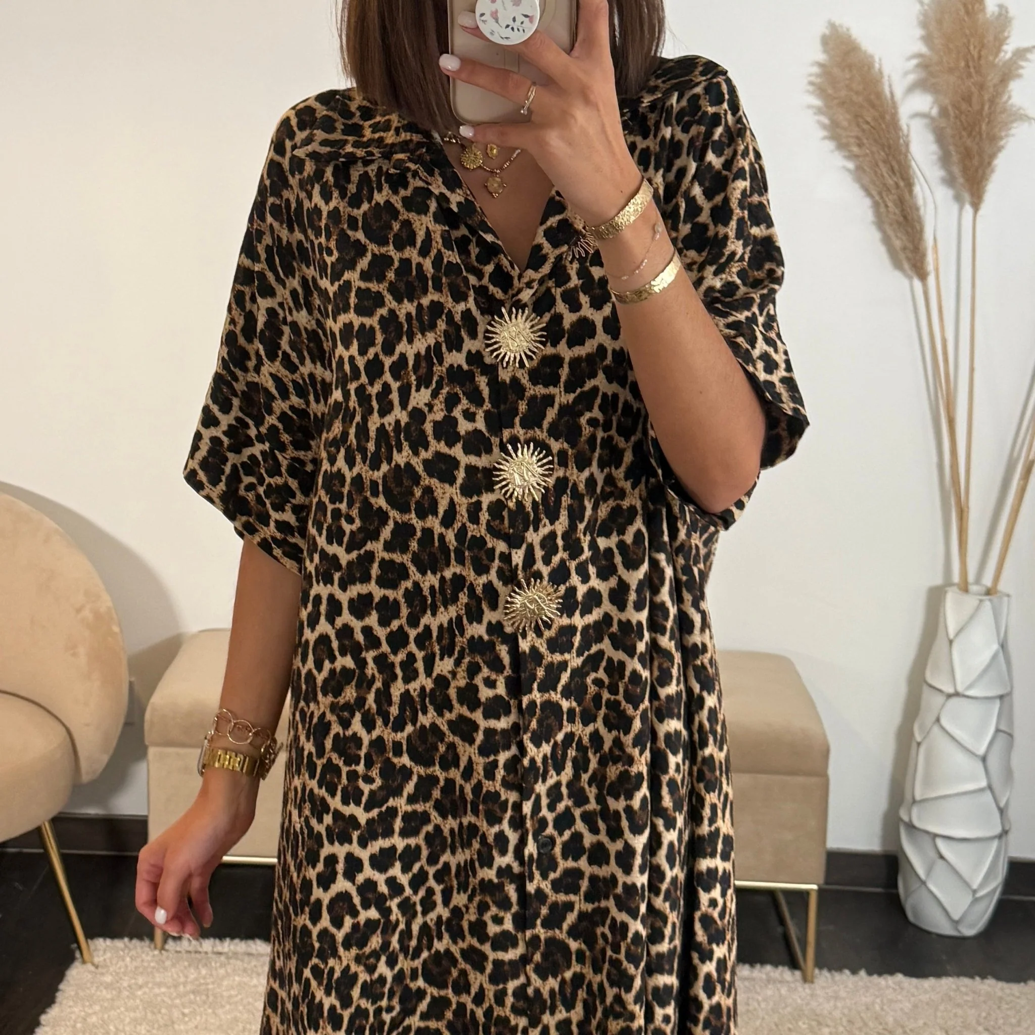 ROBE CHEMISE LEOPARD SUNNY - Image 4