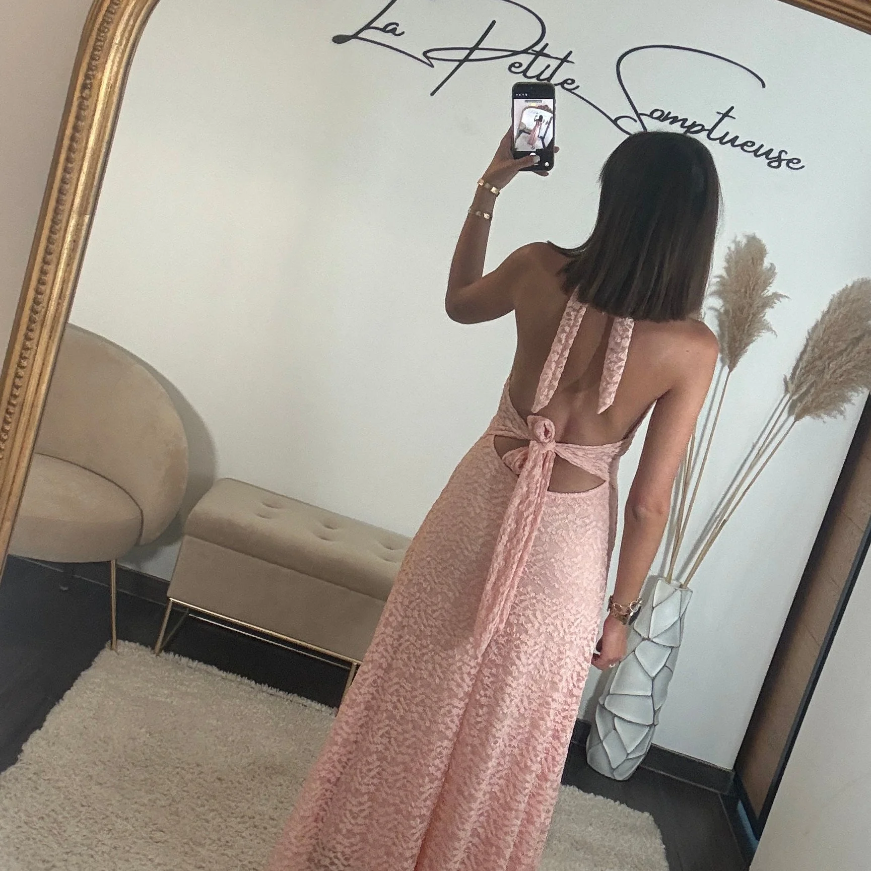 ROBE DENTELLE ROSE MARION - Image 3