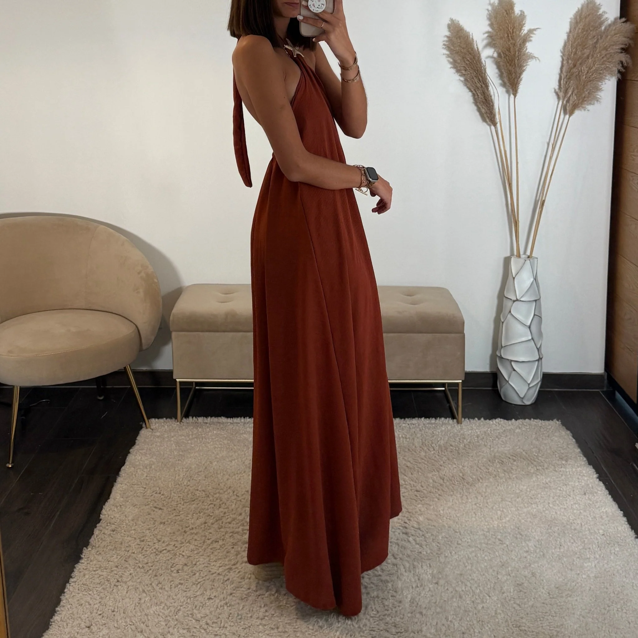 ROBE ETOILE TERRACOTTA - Image 3