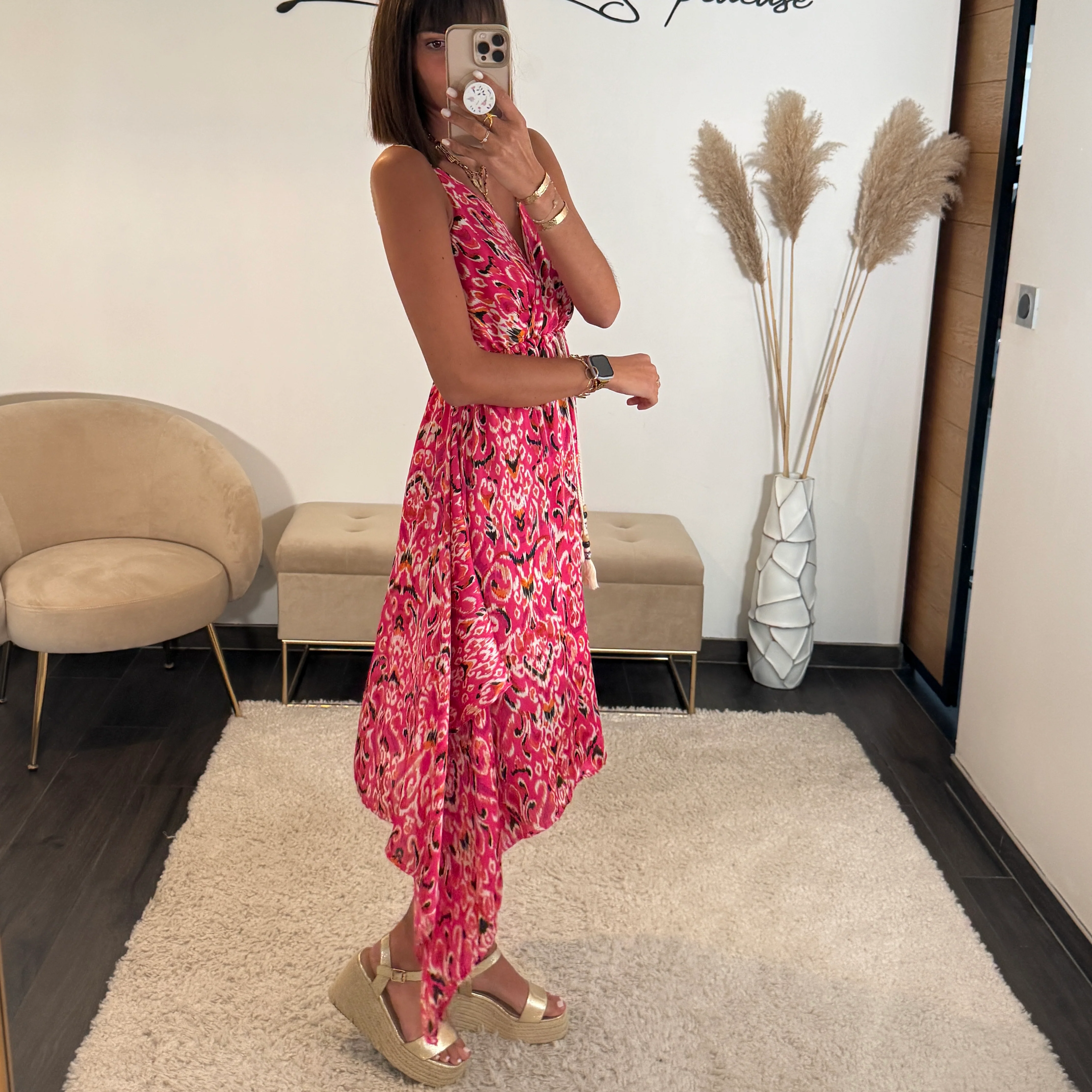 ROBE FUCHSIA AZIA - Image 2
