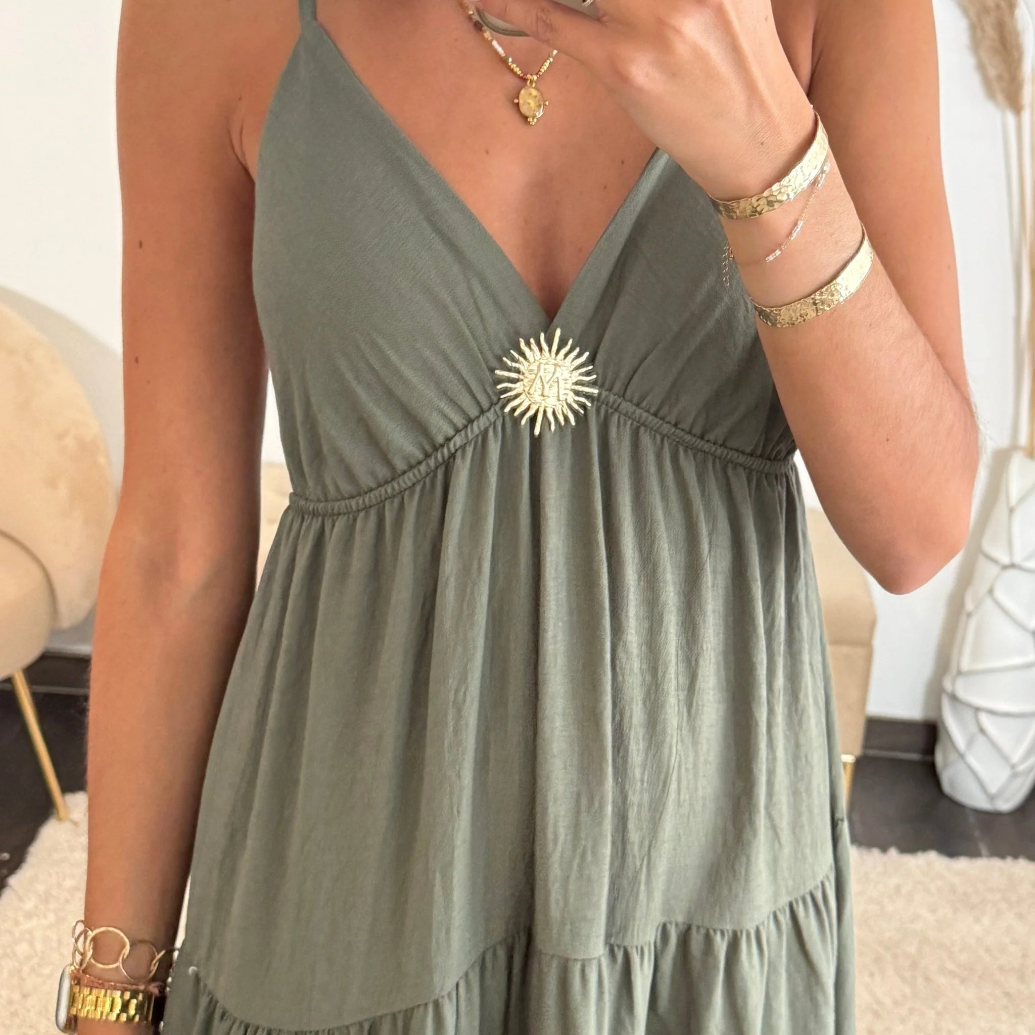ROBE KAKI SOLEIL - Image 3