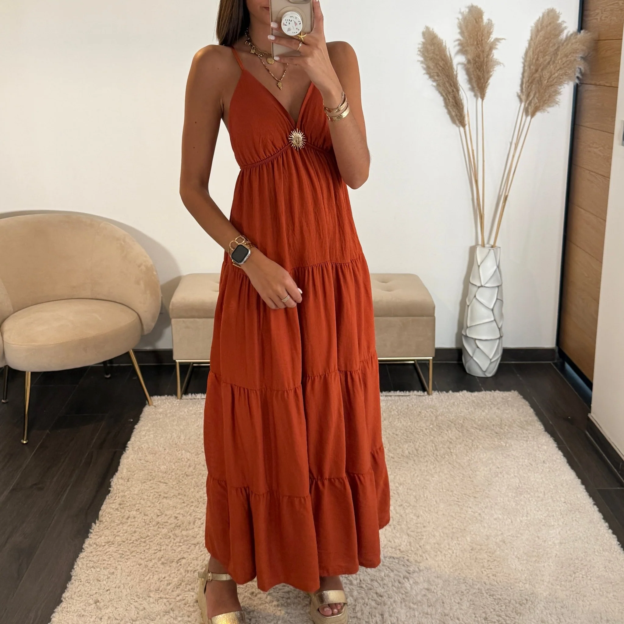 ROBE TERRACOTTA SOLEIL - Image 3
