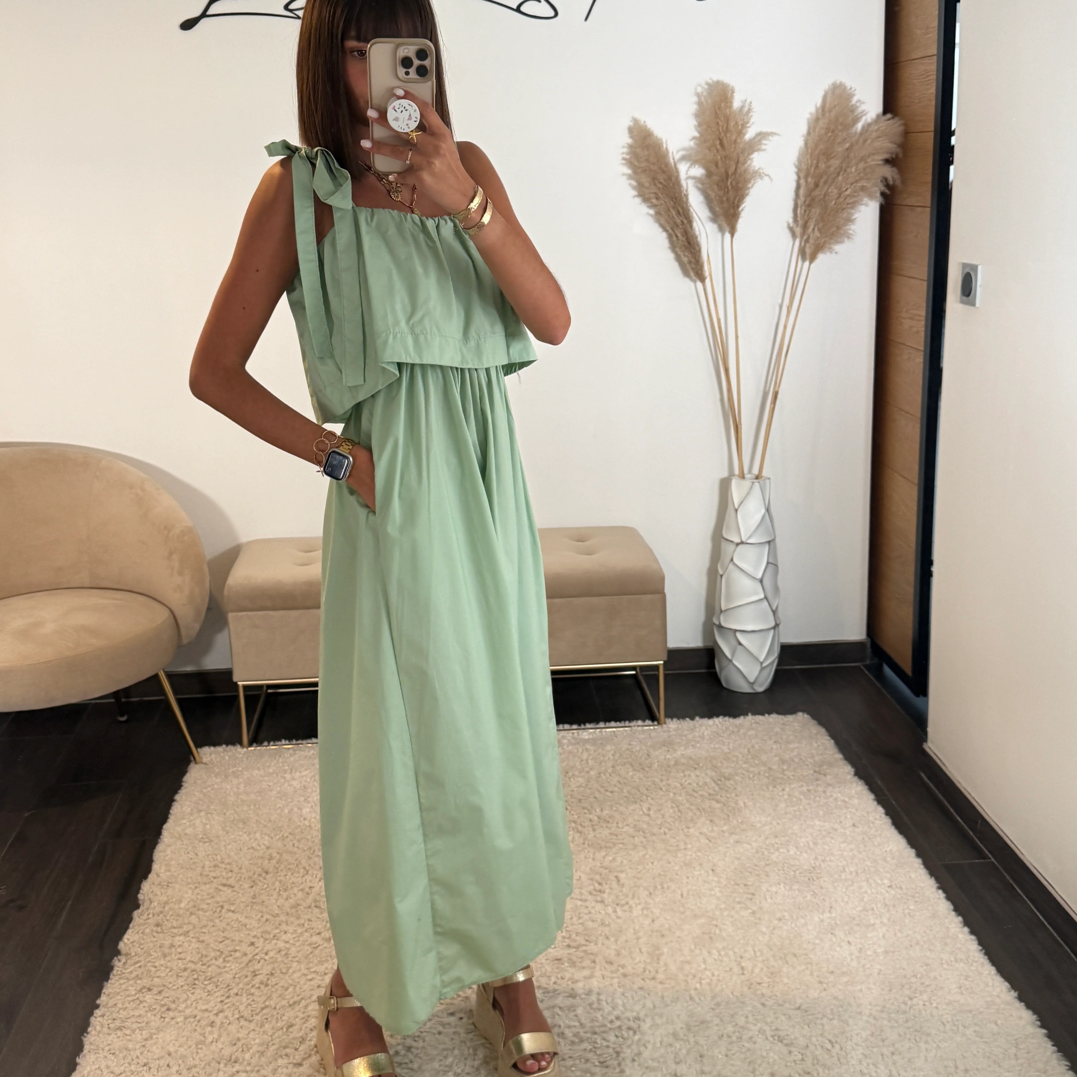 ROBE VERT D'EAU ADELAIDE - Image 2