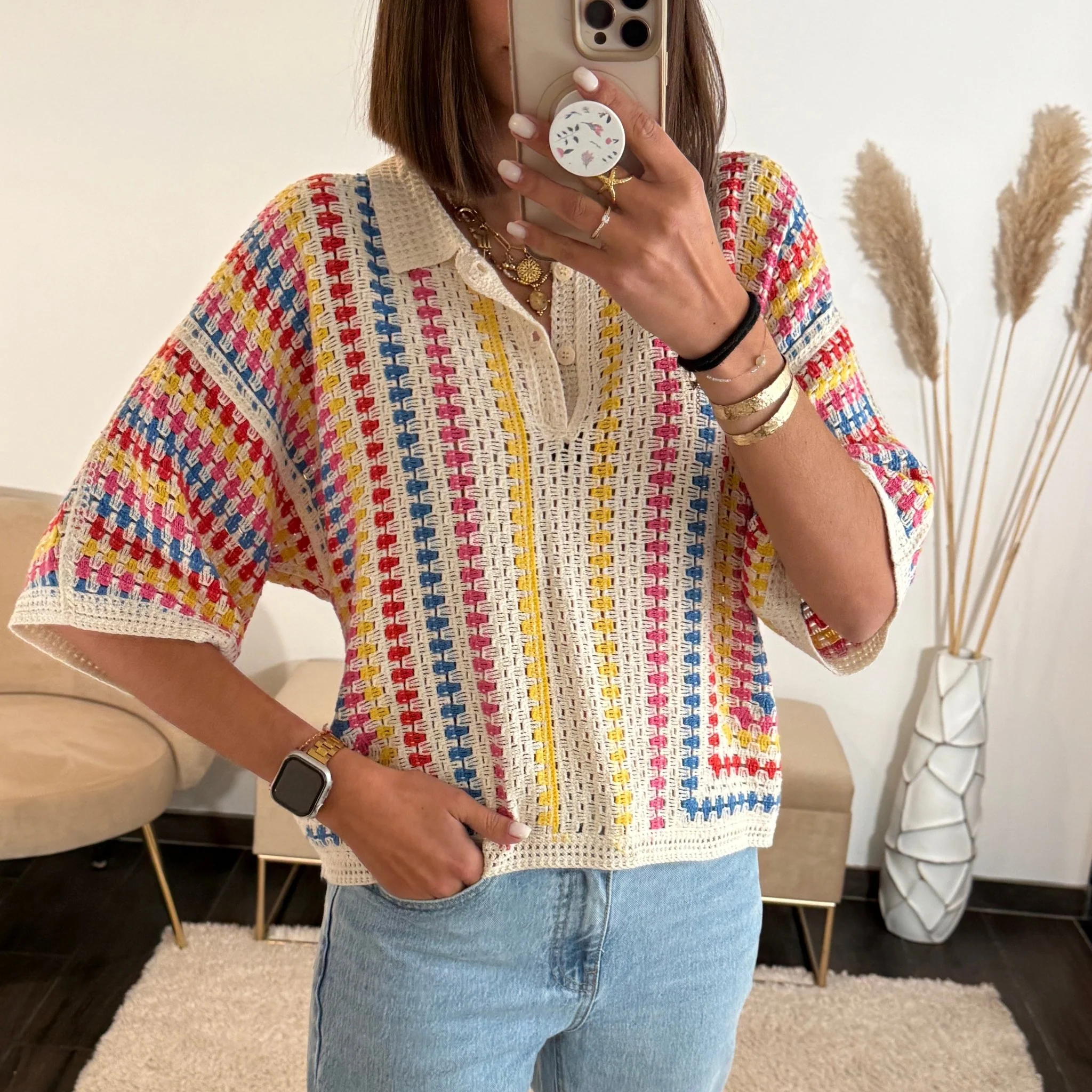 TOP CROCHET MULTICOLOR - Image 2