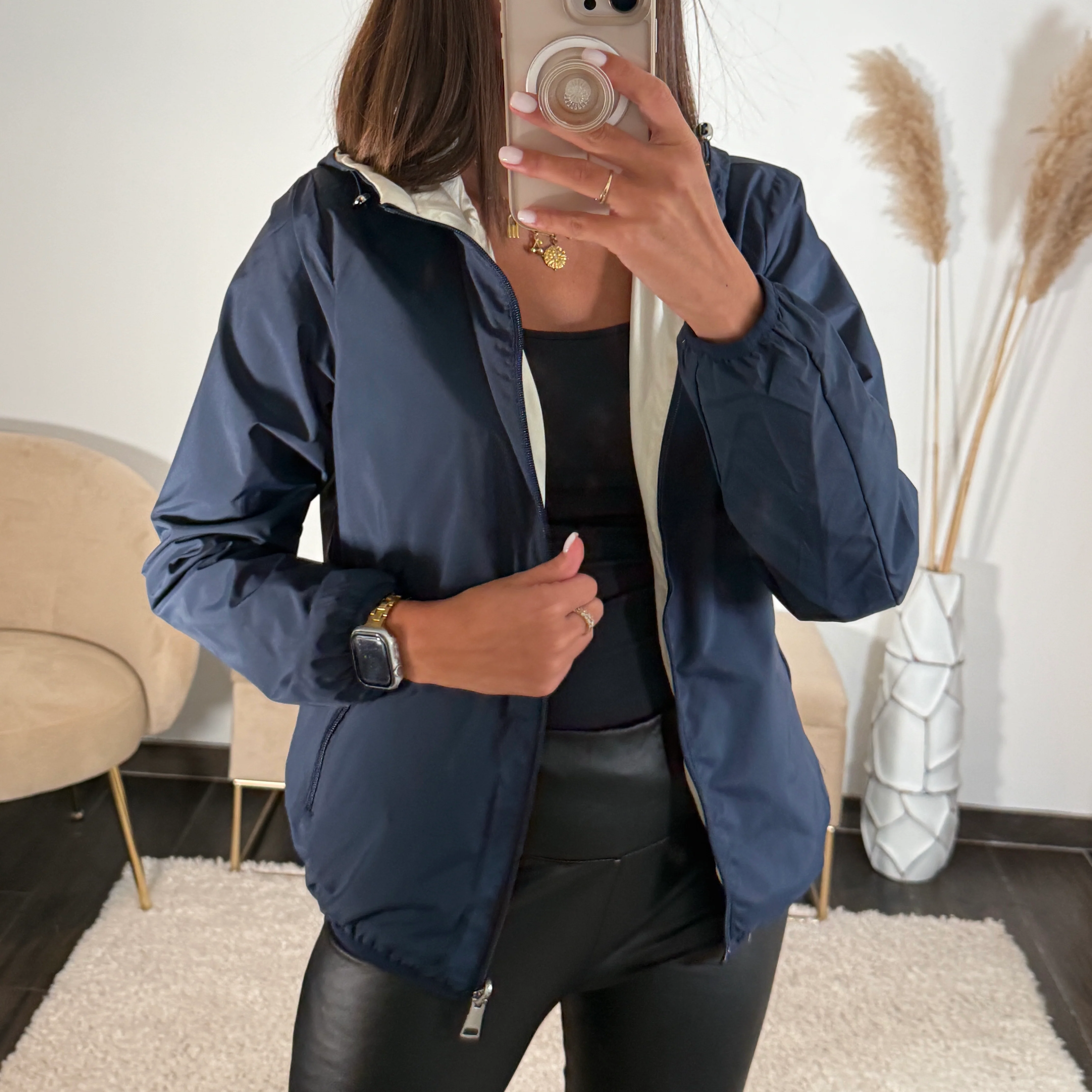 VESTE IMPERMEABLE MARINE ZOE
